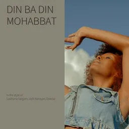 Omslagsbild för Din Ba Din Mohabbat - Deedar,Sadhana Sargam,Udit Narayan karaokeversion