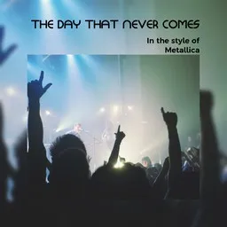 Karaokekappaleen The Day That Never Comes - Metallica kansikuva