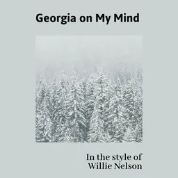 Cover art for Georgia on My Mind - Willie Nelson karaoke version