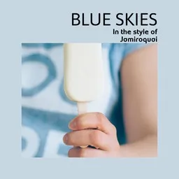 Cover art for Blue Skies - Jamiroquai karaoke version
