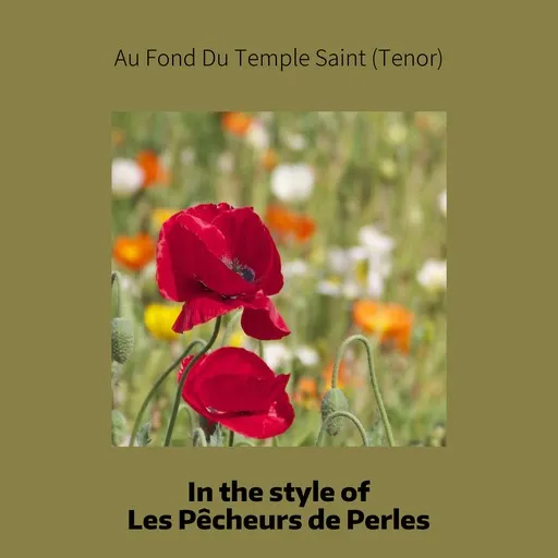 Au Fond Du Temple Saint (Tenor) - Karaoke
