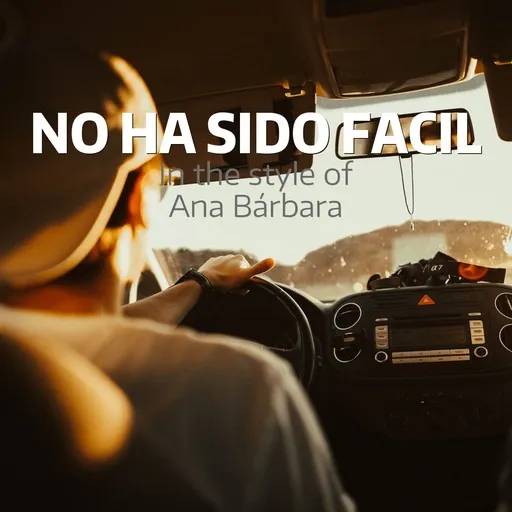No Ha Sido Facil - Karaoke