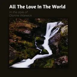 Cover art for All The Love In The World - Dionne Warwick karaoke version