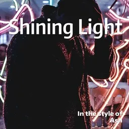 Cover art for Shining Light - Ash karaoke version