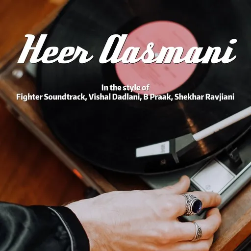 Karaoke Heer Aasmani av B Praak, Fighter Soundtrack, Shekhar Ravjiani, Vishal Dadlani — sjung med på texten på Singa