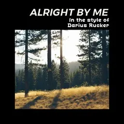 Cover art for Alright By Me - Darius Rucker karaoke version