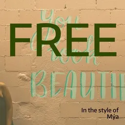 Titelbild für Free - Mýa Karaoke-Version
