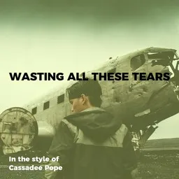 Karaokekappaleen Wasting All These Tears - Cassadee Pope kansikuva
