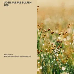 Omslagsbild för Uden Jab Jab Zulfen Teri - Asha Bhosle,Mohammed Rafi,Naya Daur karaokeversion