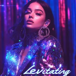 Karaokekappaleen Levitating - DaBaby,Dua Lipa kansikuva