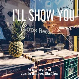 Karaokekappaleen I'll Show You - Justin Bieber,Skrillex kansikuva