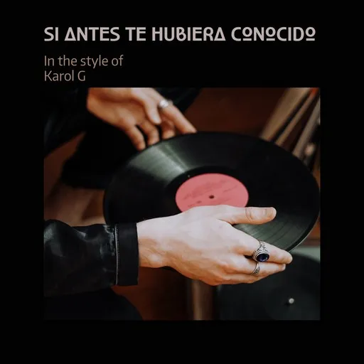 Si Antes Te Hubiera Conocido - Karaoke