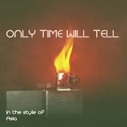 Titelbild für Only Time Will Tell - Asia Karaoke-Version