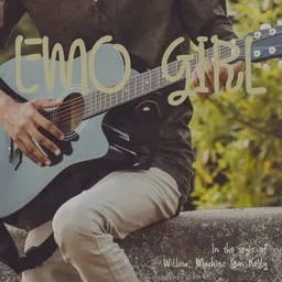 Karaokekappaleen emo girl - Machine Gun Kelly,Willow kansikuva