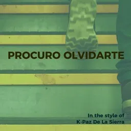 Cover art for Procuro Olvidarte - K-Paz De La Sierra karaoke version