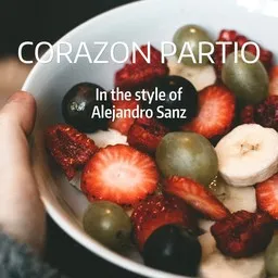 Cover art for Corazon Partio - Alejandro Sanz karaoke version