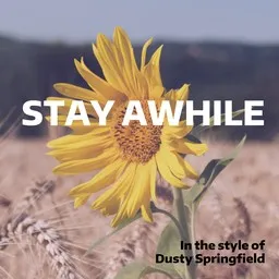 Titelbild für Stay Awhile - Dusty Springfield Karaoke-Version