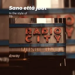 Cover art for Sano että jäät - Yö karaoke version