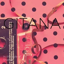 Cover art for Gitana - Shakira karaoke version
