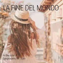 Cover art for La fine del mondo - Mr. Rain,Sangiovanni karaoke version