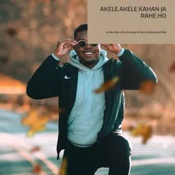 Omslagsbild för Akele Akele Kahan Ja Rahe Ho - An Evening in Paris,Mohammed Rafi karaokeversion