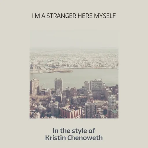 Karaoke I'm a Stranger Here Myself esittäjältä Kristin Chenoweth — laula mukana sanoituksilla Singassa