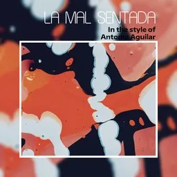 Cover art for La Mal Sentada - Antonio Aguilar karaoke version