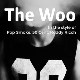 Omslagsbild för The Woo - 50 Cent,Pop Smoke,Roddy Ricch karaokeversion