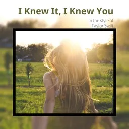 Karaokekappaleen I Knew It, I Knew You - Taylor Swift kansikuva