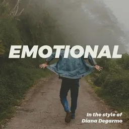 Cover art for Emotional - Diana Degarmo karaoke version