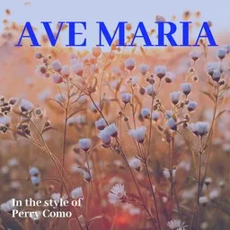 Karaokekappaleen Ave Maria - Perry Como kansikuva