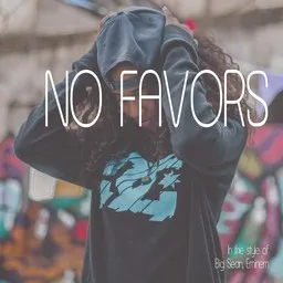 Cover art for No Favors - Big Sean,Eminem karaoke version