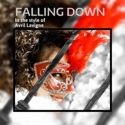Cover art for Falling Down - Avril Lavigne karaoke version