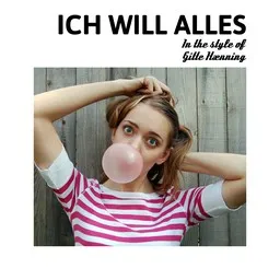 Cover art for Ich Will Alles - Gitte Hænning karaoke version