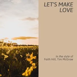 Karaokekappaleen Let's Make Love - Faith Hill,Tim McGraw kansikuva