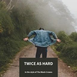 Cover art for Twice As Hard - The Black Crowes karaoke version
