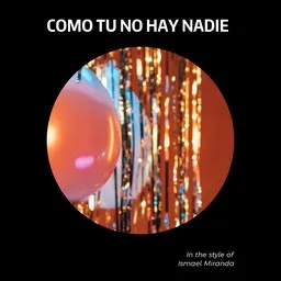 Titelbild für Como Tu No Hay Nadie - Ismael Miranda Karaoke-Version