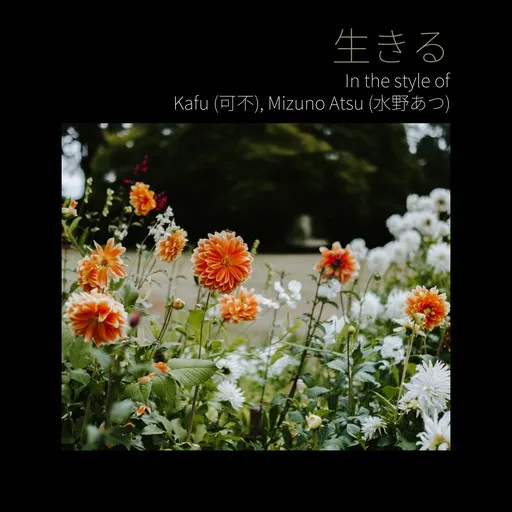 Karaoke 生きる av Kafu (可不), Mizuno Atsu (水野あつ) — sjung med på texten på Singa