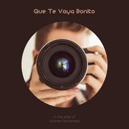 Omslagsbild för Que Te Vaya Bonito - Vicente Fernandez karaokeversion