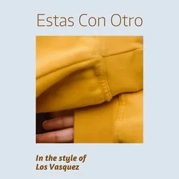 Cover art for Estas Con Otro - Los Vasquez karaoke version