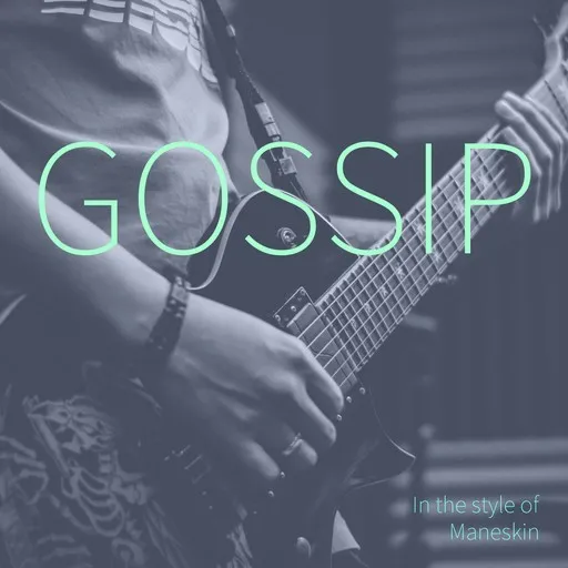 Karaoke Gossip by Måneskin — sing along with lyrics on Singa