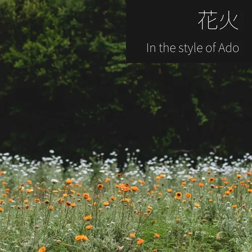 Karaoke 花火 by Ado — sing along with lyrics on Singa