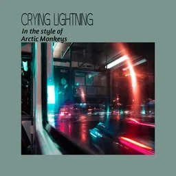 Titelbild für Crying Lightning - Arctic Monkeys Karaoke-Version