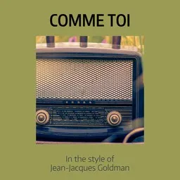Cover art for Comme toi - Jean-Jacques Goldman karaoke version