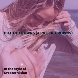 Titelbild für Pile Of Crowns (A Pile Of Crowns) - Greater Vision Karaoke-Version
