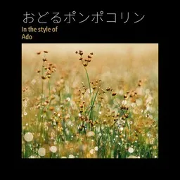 Cover art for おどるポンポコリン - Ado karaoke version