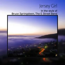 Cover art for Jersey Girl - Bruce Springsteen,The E Street Band karaoke version