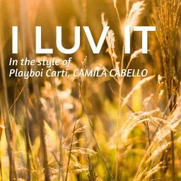 Cover art for I LUV IT - CAMILA CABELLO,Playboi Carti karaoke version