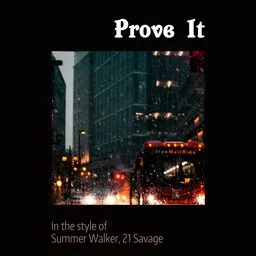 Omslagsbild för Prove It - 21 Savage,Summer Walker karaokeversion