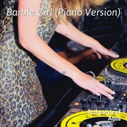 Cover art for Barbie Girl (Piano Version) - Aqua karaoke version